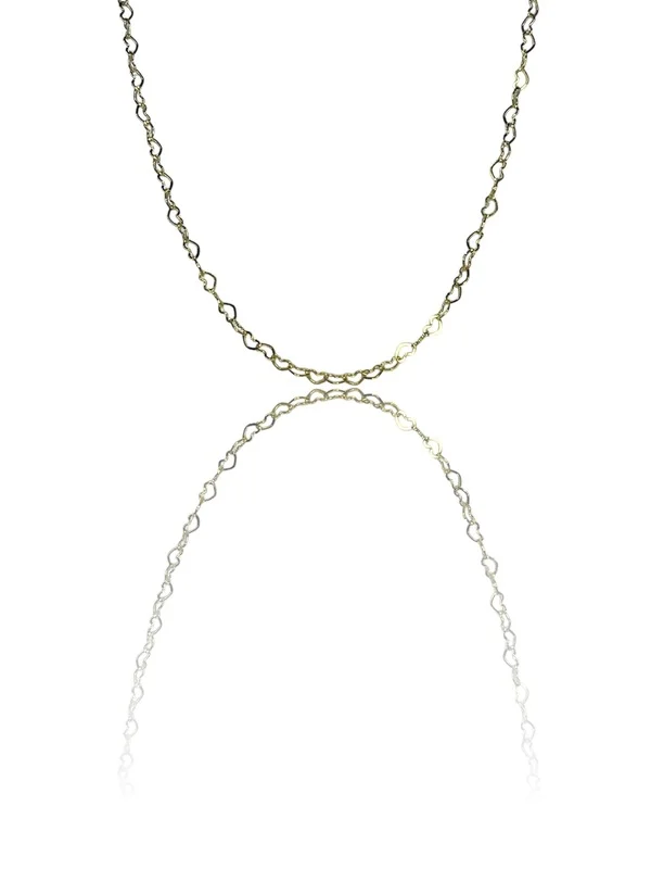 Colar Corações Dourado