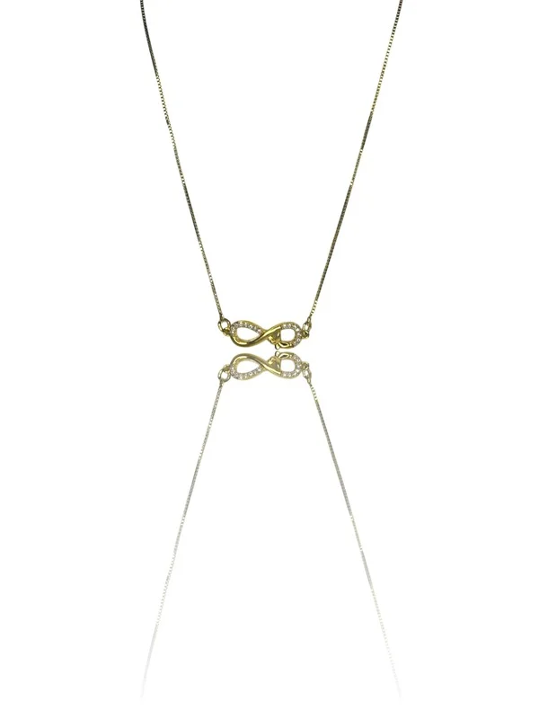 Colar Infinito Dourado